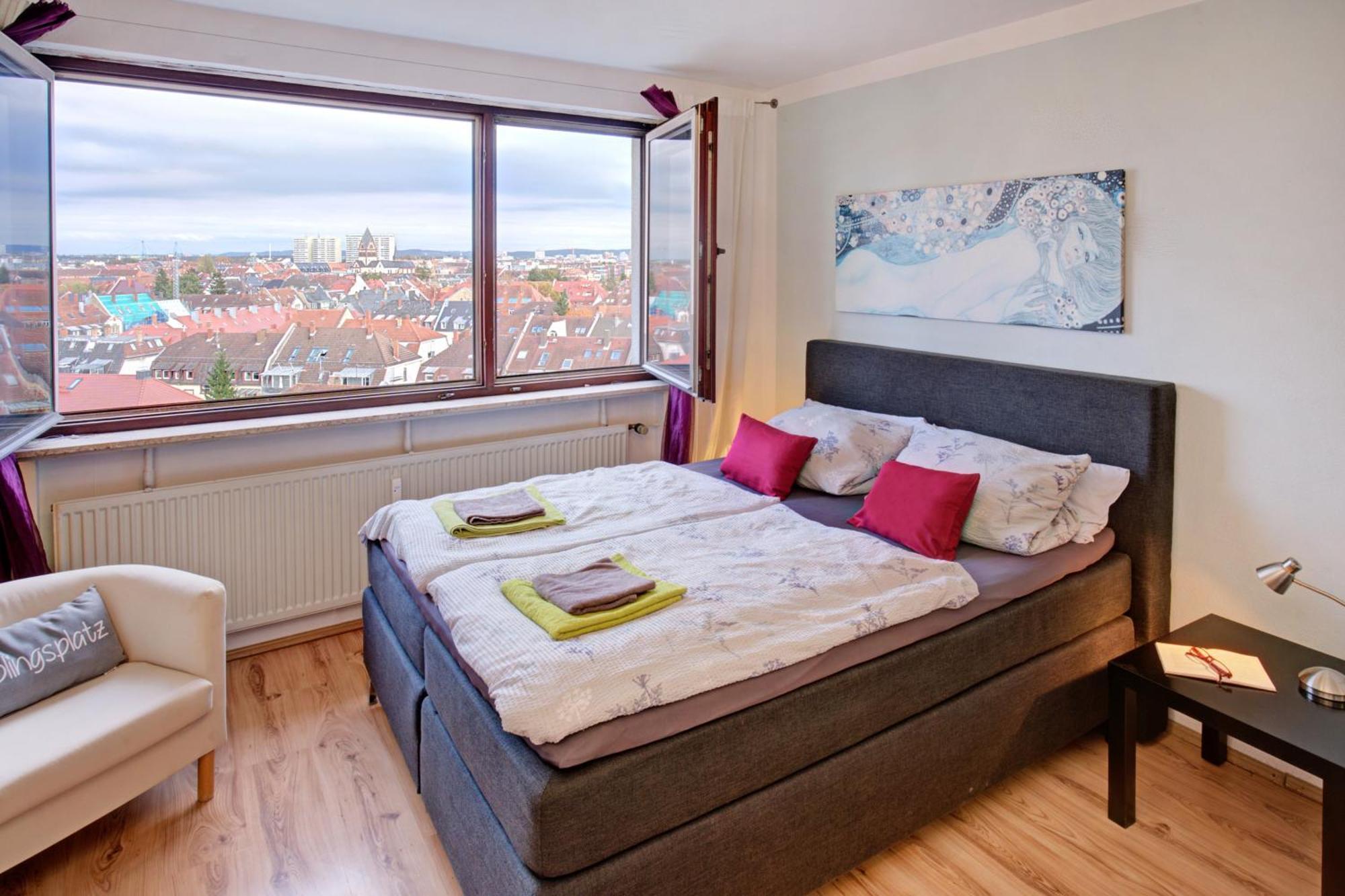 Blick Ueber Karlsruhe - Ferienwohnung Panorama Luaran gambar